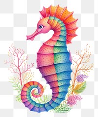 PNG Seahorse animal creativity outdoors.