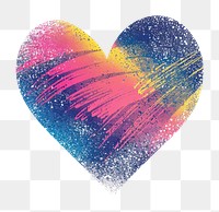 PNG Love Risograph style backgrounds heart white background.
