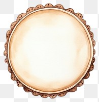 PNG Cookie and cream frame jewelry locket white background.