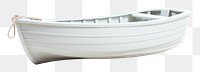PNG Little white boat watercraft vehicle rowboat.