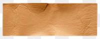 PNG Brown adhesive strip paper white background simplicity.