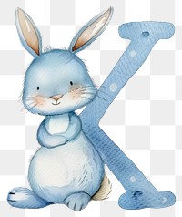 PNG Bunny alphabet K mammal rabbit cute.