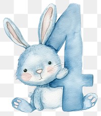 PNG Bunny alphabet 4 mammal rabbit white.