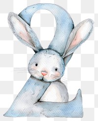 PNG Bunny alphabet 2 drawing rodent animal.
