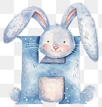 PNG Bunny alphabet H mammal easter rabbit.