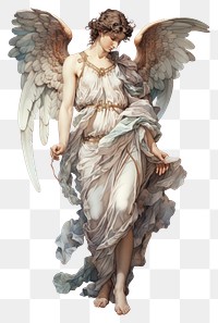 PNG Roman angel adult white background representation