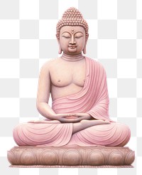 PNG Buddha statue buddha representation spirituality.