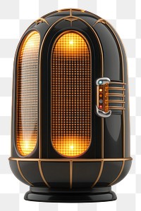 PNG Jukebox machine lamp white background loudspeaker.