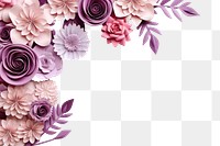 PNG Bouquet floral border backgrounds pattern flower