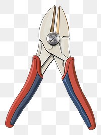 PNG A pliers tool white background equipment.