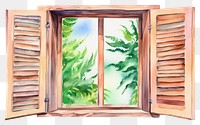 PNG Opened wooden window white background architecture creativity.