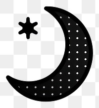 PNG Moon icon astronomy symbol night.