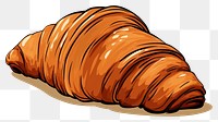 PNG Croissant Clipart food white background viennoiserie.