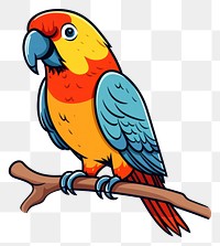 PNG Parrot cartoon animal bird.