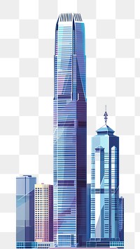 PNG Architecture tower metropolis skyscraper.