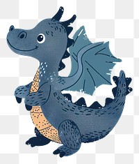 PNG Dragon animal white background representation.