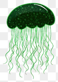 PNG Jellyfish icon jellyfish transparent green.
