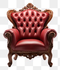 PNG Chair furniture armchair white background