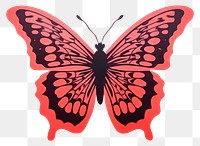 PNG Butterfly animal insect red.