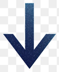 PNG Navy blue color arrow icon symbol shape logo.