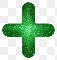 PNG Green color plus icon symbol cross shape.