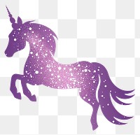 PNG Purple color unicorn icon silhouette animal mammal.
