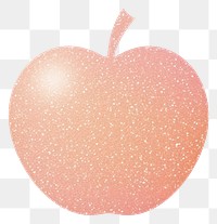 PNG Pink color peach icon apple fruit plant.