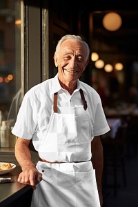 Chef apron png mockup, transparent design