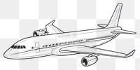 PNG Plane sketch aircraft airplane.