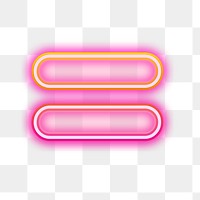 PNG equal to pink neon design, transparent background