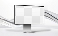 Computer screen png All-in-One PC mockup, transparent design