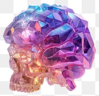 PNG Brain gemstone jewelry crystal.