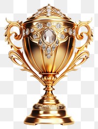 PNG Gold trophy cup achievement decoration chandelier.