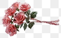 PNG Bouquet of roses flower plant inflorescence