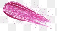 PNG Pink brush strokes glitter purple petal.