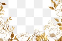 PNG  Peony flowers border frame backgrounds pattern white.