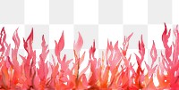 PNG Monochromatic Fire flame border backgrounds painting petal.