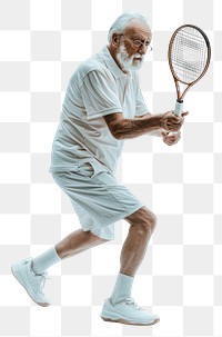 PNG Man playing tennis sports racket adult.