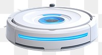 PNG 3d robot cleaner electronics technology appliance.