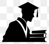 PNG Education concept logo icon silhouette graduation adult.