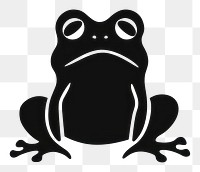 PNG Frog logo icon amphibian wildlife animal.