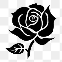 PNG Rose icon flower plant white