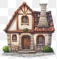 PNG Cartoon of home improvement architecture building cottage