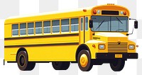 PNG School bus vehicle wheel transportation.