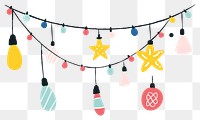 PNG Clipart lights string confetti line illuminated.