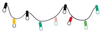 PNG Clipart lights string rope line white background.