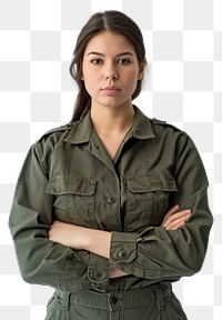 PNG Common woman wearing random career uniforms military portrait soldier.