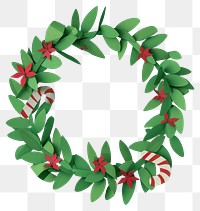 PNG Candy cane frame wreath plant celebration.