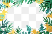 PNG Pineapples frame backgrounds outdoors nature.
