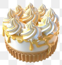 PNG Cheese cake dessert cupcake cream.